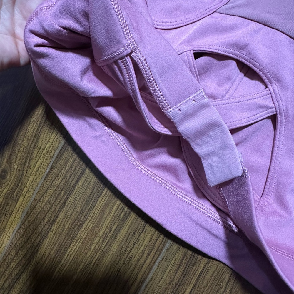 Gymshark Pink Zip Front Sports Bra - Size L - Picture 6 of 8